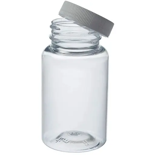 Пляшка для пакування Hudson Exchange 120 мл (4 унції) з кришкою, ПЕТ, прозора, 6 упаковок