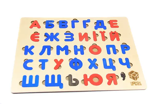 Пазл Сортер Абетка українська, навчальна 360х280мм - фото 3