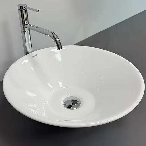 Умивальник VBI Coffa white накладний VBI-012623, Білий - фото 6