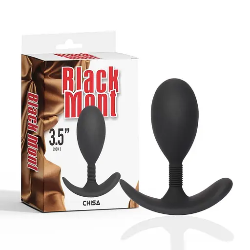 Анальна пробка Black Mont 3.5 Anal Play 10.8 см (чорнмй) - фото 5