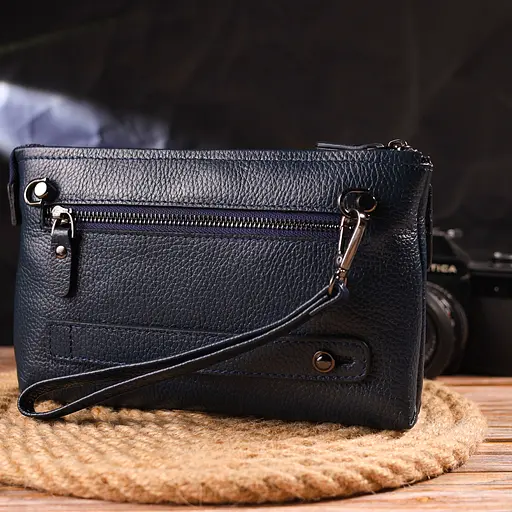 Клатч кожаный мужской Canpellini 22,5х14х4 см sum0022429 - фото 8