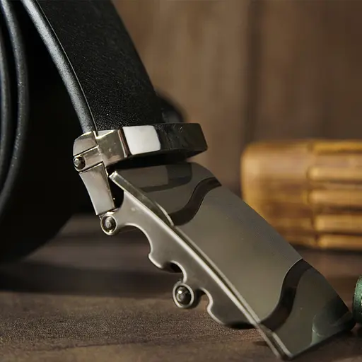 Ремінь шкіряний Vintage чоловічий 115х3,4 см acs0014919 - фото 6