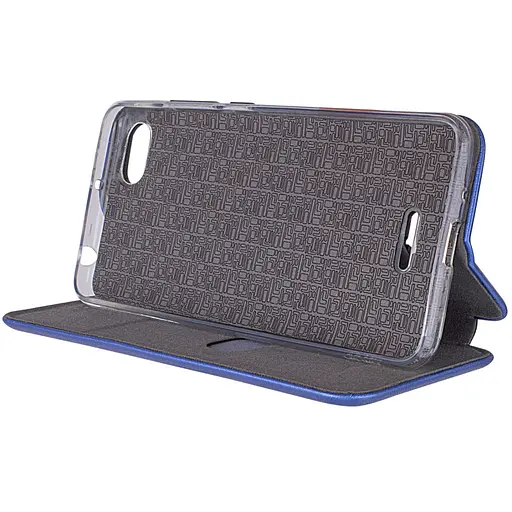 Кожаный чехол-книга Classy для Xiaomi Redmi 6A Синий - фото 2