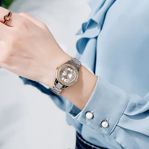 Наручний годинник жіночий 1534GDSI Gold-Silver Skmei acs0030695 - фото 4