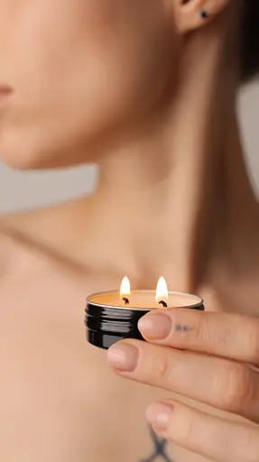 Парфумована масажна свічка Choice Aroma Parfum Collection Gumin для рук і тіла - фото 4