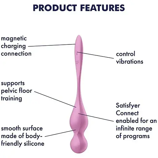 Вагінальні кульки з вібрацією Satisfyer Love Birds 1 - фото 6