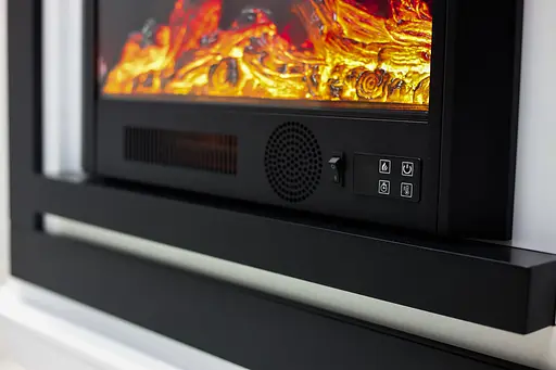 Електричний камін Lindos 1500Вт Bluetooth звук потріскування дров (10080110) - фото 3