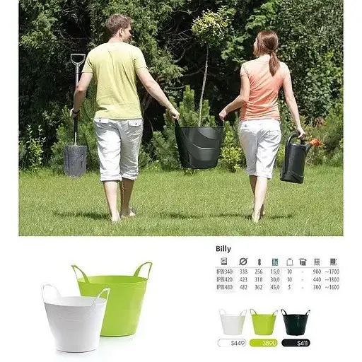 Ємність Prosperplast багатофункційна гнучка 15 л зелена - фото 4