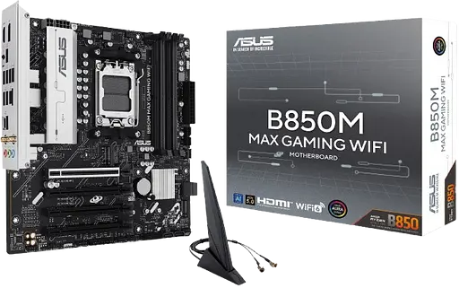 Материнська плата Asus B850M Max Gaming WiFi Socket AM5