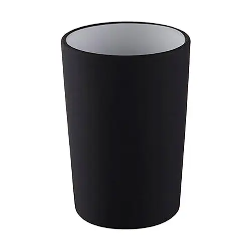 Стакан для зубных щеток PLAIN черный (06570)