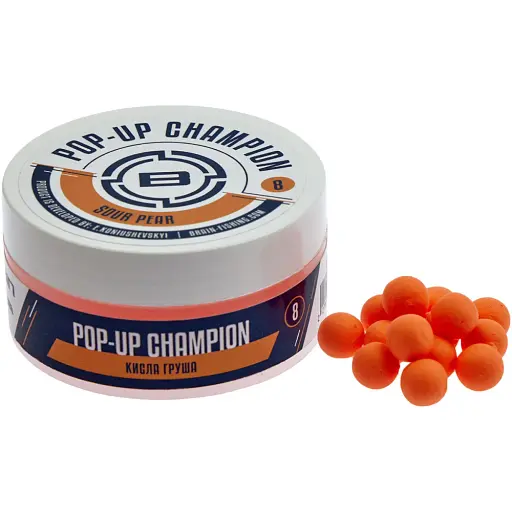 Бойли Brain Champion Pop-Up Sour Pear (груша) 10 mm 34 g