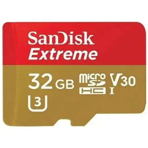 Картка пам'яті microSDHC SanDisk Extreme Action A1 32 Gb UHS-1 U3 V30 (R100MB/s 667x) - фото 1