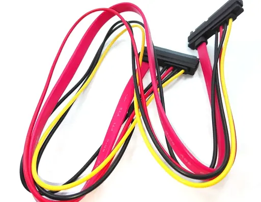 Кабель питания для видеокарты (удлинитель) SATA 7+15pin M/F, 0.3м - фото 2