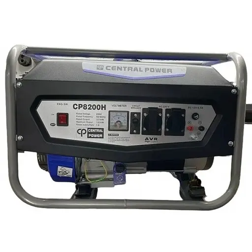 Бензиновый генератор Central Power CP8200H 3.8 кВт 1-фазный ручной стартер