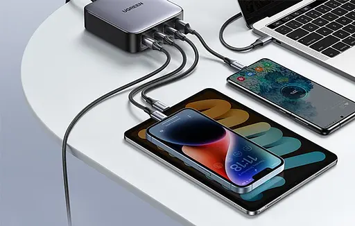 Зарядний пристрій блок-адаптер живлення Ugreen CD226 100 W Wall Charger (40747) - фото 7