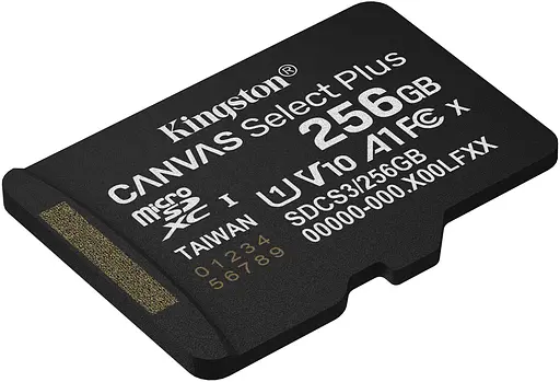 Memory card microSDXC 256GB Kingston Canvas Select Plus Gen3 C10 A1, Retail - фото 2