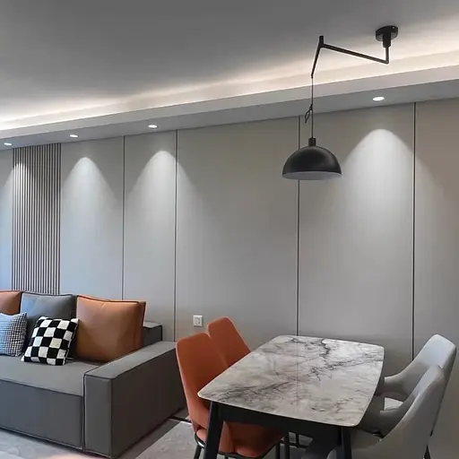 Світильник з поворотним механізмом Genova Line F J205-350 BK - фото 4