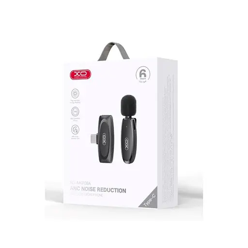 Мікрофон XO MKF08A з придушенням шуму Type-C Black (XO-MKF08A-TC) - фото 5