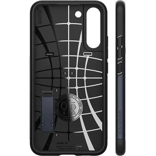 Оригинальный чехол с подставкой Spigen Slim Armor для Samsung Galaxy S22 Plus (6.6") Slate (ACS03978) - фото 7