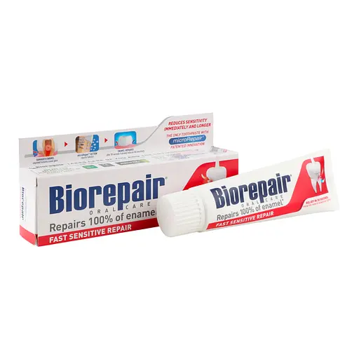 Зубна паста Biorepair Швидке позбавлення чутливості 75 мл - фото 1
