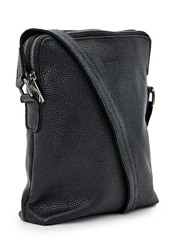 Кожаная мужская сумка через плечо TARWA 27х28х6 см sum0025845 - фото 2