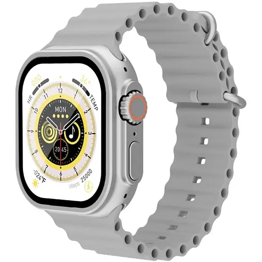 Смарт-часы LEMFO X9 Call с SIM-картой силиконовый ремешок Silver (16724)