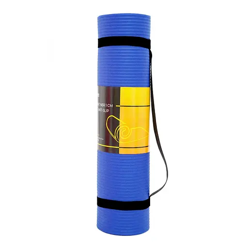 Коврик спортивный Cornix NBR 183 x 61 x 1 cм для йоги и фитнеса XR-0009 Blue - фото 2