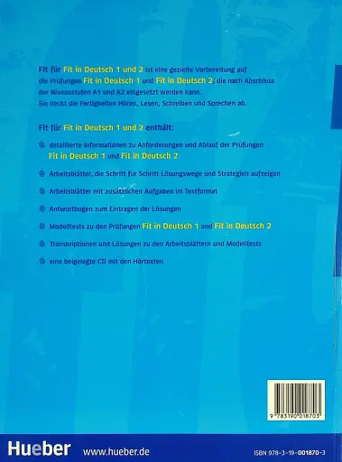 Fit fur Fit in Deutsch 1 + 2. Buch + CD - фото 2