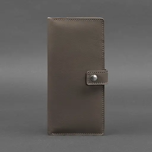 Кожаный тревел-кейс (органайзер для документов) 6.0 темно-бежевый - фото 5