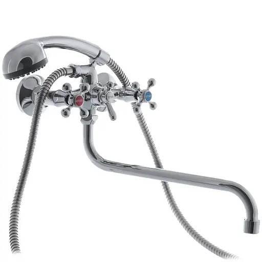 Змішувач для ванни Cron Ecomix 143 CR0121 Хром - фото 1