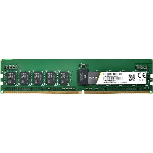 Оперативна пам'ять Apacer DDR4 16GB 2133 MHz ECC Registered (78.d1gne.4010b) Б/В