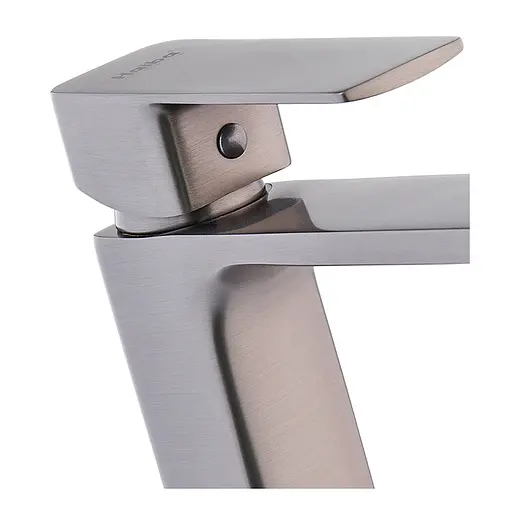 Смеситель для умывальника Haiba Kubus 001 High graphite HB4002 Графит - фото 3