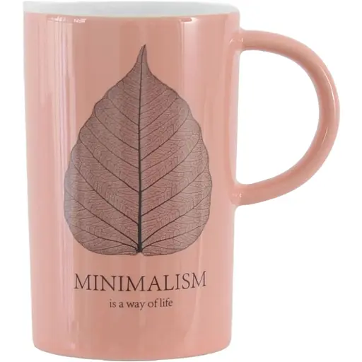 Чашка Limited Edition Minimalism, цвет коралловый, 340 мл (6583574)