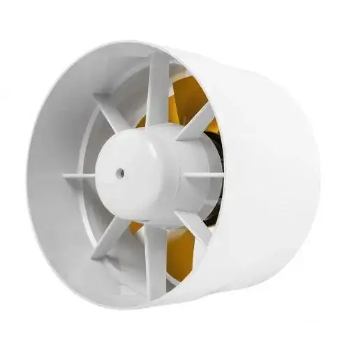 Бытовой канальный вентилятор Домовент 150 ВКО белого цвета - фото 4