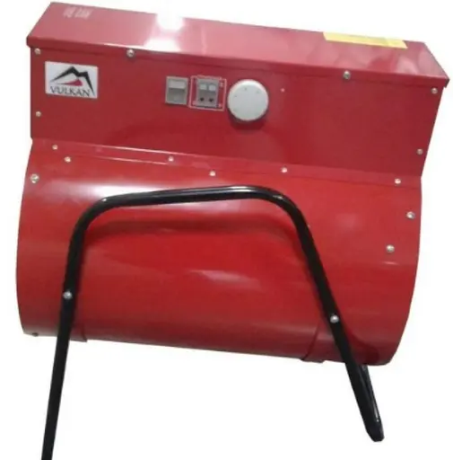 Електрична теплова гармата Vulkan 15 кВт, площа обігріву 150 кв.м., червоний, підлоговий, 380 В (15000 ТП) - фото 2