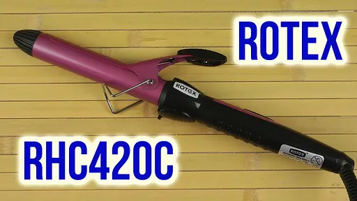 Плойка для локонов Rotex RHC420-C Плойка с турмалиновым покрытием Фиолетовая с черным 25 Вт - фото 3