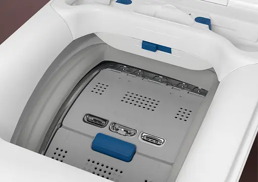 Стиральная машина Electrolux вертикальная 6 кг 1300 A+++ 60 см дисплей пара инвертор белый - фото 6