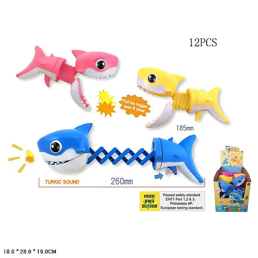 Ігровий набір 521 "Пістолет Акуля" (6974879240024) Блакитний - фото 2