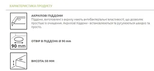 Душовий піддон Radaway Doros PT 80x80 SDRPT8080-01 - фото 3