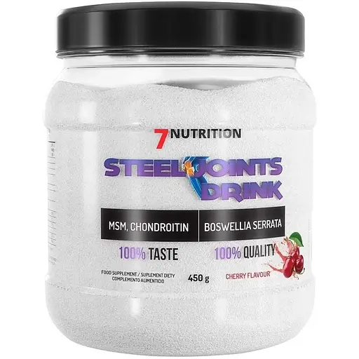 Препарат для суставов и связок 7 Nutrition Steel Joint Drink, 450 грамм - Вишня