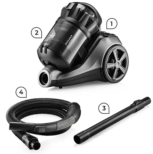 Пилосос без мішка Mozano Max Cyclonic 4000 Вт AGD/ODK/C/03#SZA - фото 6