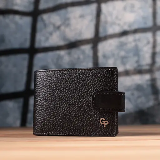 Стильное портмоне из люксовой зернистой кожи флотарий Grande Pelle 12х9х3 см acs0029594 - фото 10