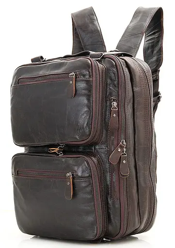 Чоловіча шкіряна сумка Vintage 38х27х15 см sum0012448 - фото 6