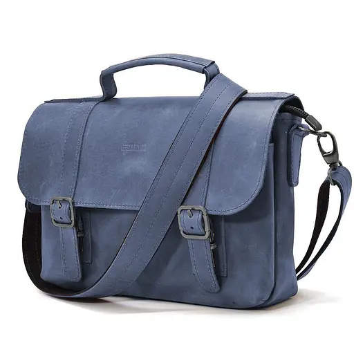 Мужская сумка-портфель на плечо с ручкой TARWA 32х25х7 см sum0028198 - фото 9