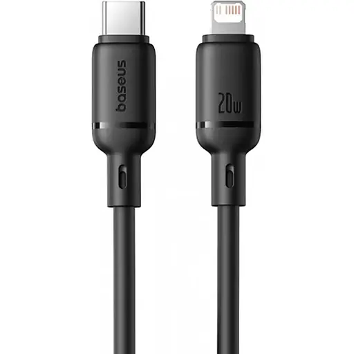 Кабель Baseus Silky Series Fast Charging Cable Type-C to iP 20W 2 м Cluster Чорний