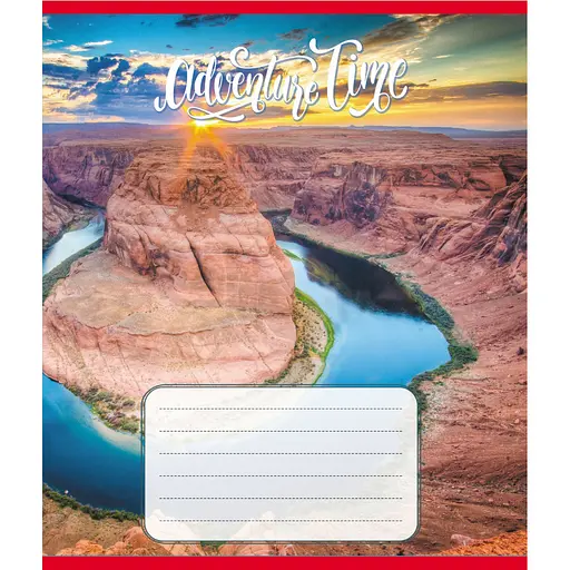 Зошит загальний "Час для подорожі" Leader 060-590430L-1 в лінію, 60 аркушів - фото 1