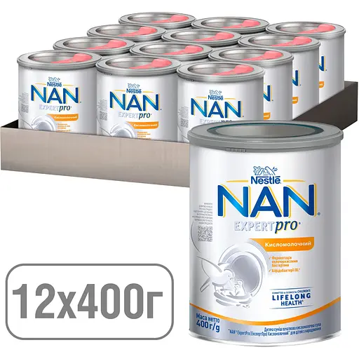 Дитяча суміш початкова NAN ExpertPro кисломолочна суха 400 г - фото 6