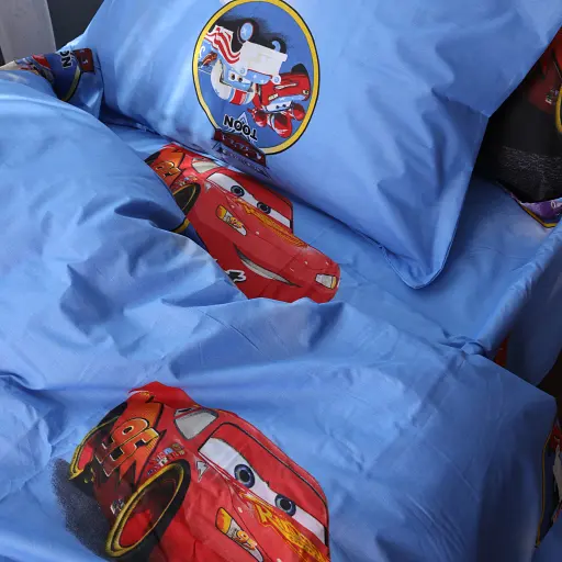 Підковдра MirSon Kids Time McQueen Cars бязь 110х140 см (2200011443096)