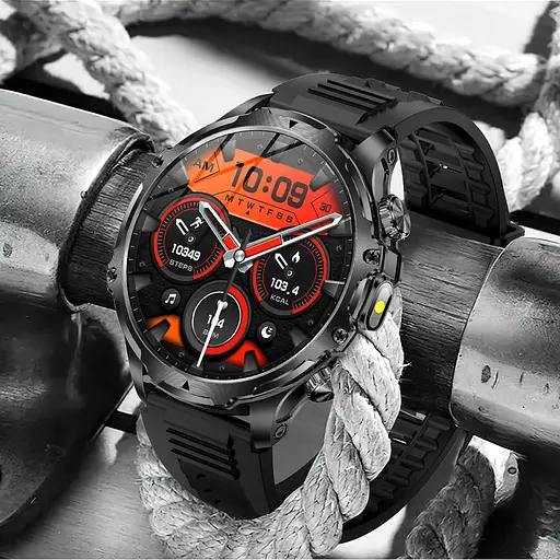 Смарт-часы Uwatch Smart Turbo Power Rubber 2 ремешки черный (3256) - фото 10