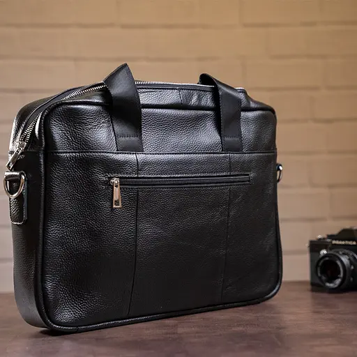 Чоловіча шкіряна сумка Vintage 40х30х7 см sum0012394 - фото 7